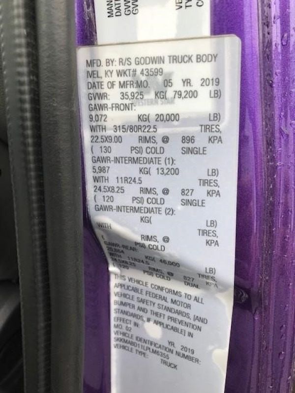 2020 WESTERN STAR 4900 7070526251